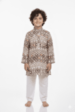 Boys Printed Kurta Set